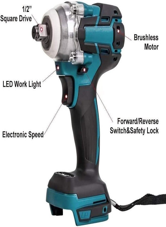 PASHANDOZ Professional Cordless Impact Wrench with Brushless Motor Heavy-Duty for Automotive & Industrial Use Brushless Copper Motor Impact Power Drill Solo Tool Loosen and Tighten Robust Nuts - Image 4